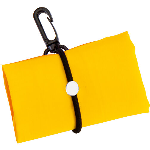 Faltbare Tasche Persey , gelb, Polyester 190T, 42,50cm x 7,00cm x 38,00cm (Länge x Höhe x Breite), Bild 1