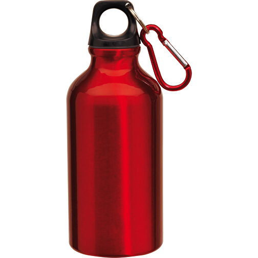 Aluminium-Trinkflasche TRANSIT , rot, Aluminium / Kunststoff, 17,50cm (Höhe), Bild 1