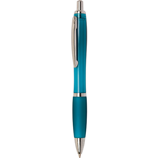 Kugelschreiber SWAY , petrol, Kunststoff / Stahl, 14,00cm (Länge), Bild 1