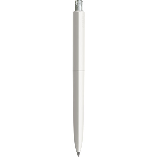 Prodir DS8 PMM Push Kugelschreiber , Prodir, weiß, Kunststoff, 14,10cm x 1,50cm (Länge x Breite), Bild 3
