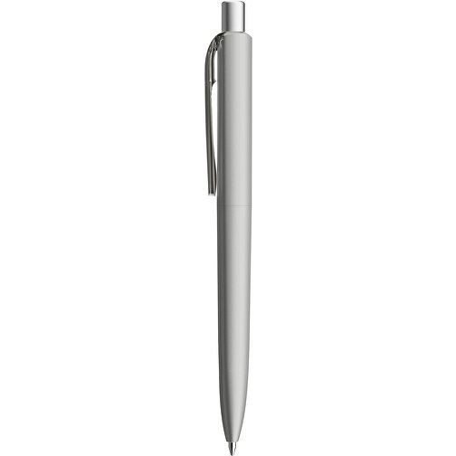 Prodir DS8 PMM Push Kugelschreiber , Prodir, delfingrau/silber satiniert, Kunststoff/Metall, 14,10cm x 1,50cm (Länge x Breite), Bild 2