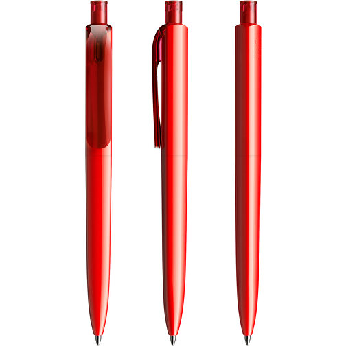 Prodir DS8 PPP Push Kugelschreiber , Prodir, rot, Kunststoff, 14,10cm x 1,50cm (Länge x Breite), Bild 6