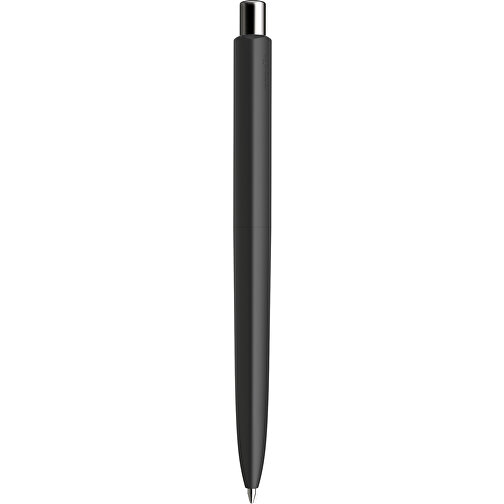 Prodir DS8 PRR Push Kugelschreiber , Prodir, schwarz/silber poliert, Kunststoff/Metall, 14,10cm x 1,50cm (Länge x Breite), Bild 3