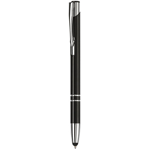 Kugelschreiber Alicante Stylus , schwarz, Aluminium, 13,40cm (Länge), Bild 1