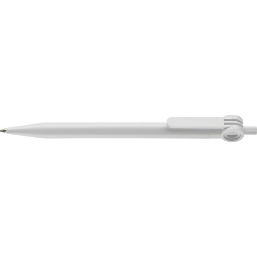 Kugelschreiber Futurepoint Hardcolour , weiss / weiss, ABS, 14,50cm (Länge), Bild 3