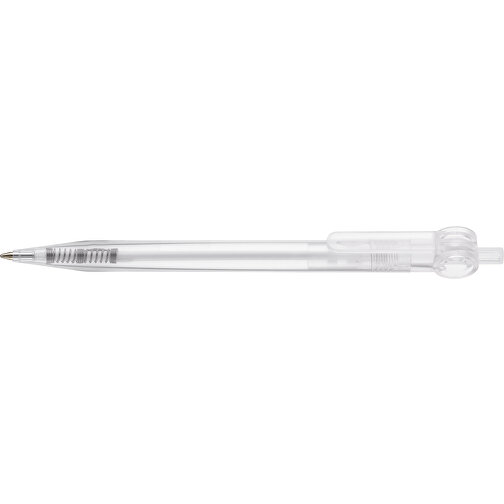 Kugelschreiber Futurepoint Transparent , transparent weiss, ABS, 14,50cm (Länge), Bild 3