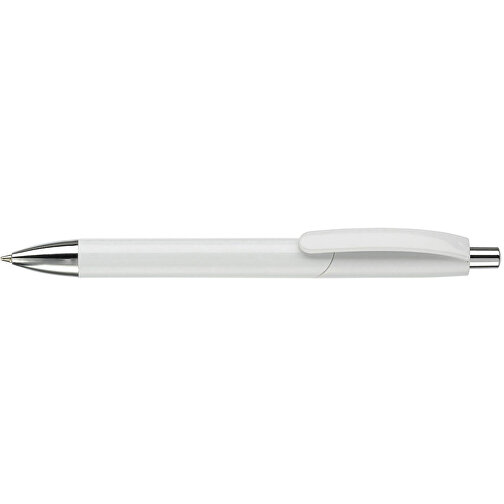 Kugelschreiber Texas Hardcolour , weiss, ABS & Metall, 14,70cm (Länge), Bild 3