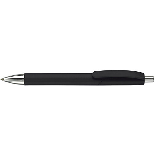 Kugelschreiber Texas Hardcolour , schwarz, ABS & Metall, 14,70cm (Länge), Bild 3