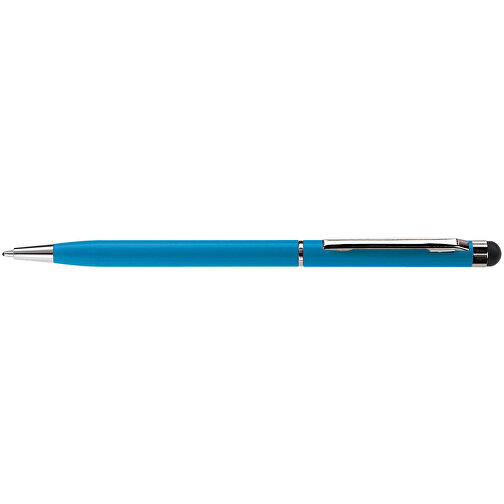 Kugelschreiber Mit Touch , blau, Aluminium, 13,60cm (Länge), Bild 3