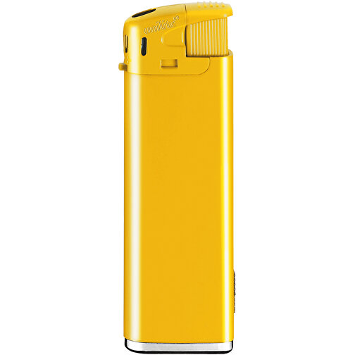 Unilite® U-507 LED 04 Elektronik-Feuerzeug , Unilite, gelb, AS/ABS, 2,50cm x 8,20cm x 1,10cm (Länge x Höhe x Breite), Bild 1
