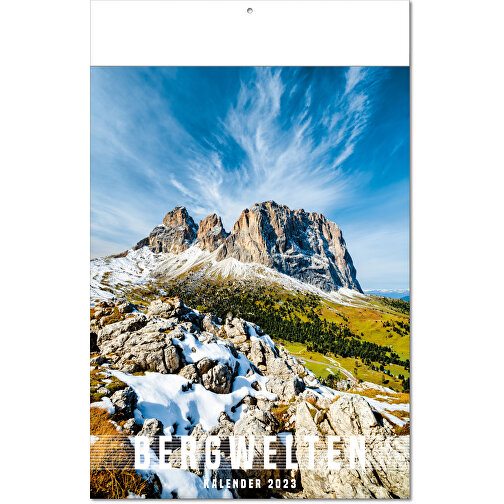 Calendario 'Bergwelten' en formato 24 x 37,5 cm, con páginas plegadas, Imagen 1