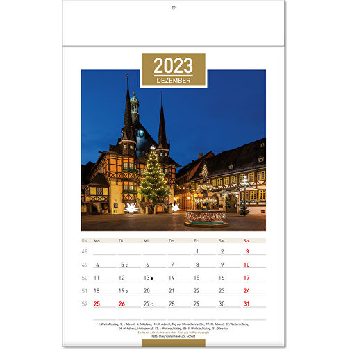 Kalender 'Tyskland' i formatet 24 x 37,5 cm, med vikta sidor, Bild 13