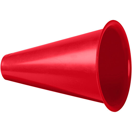Megaphon 'Fan Horn' , standard-rot, Kunststoff, 20,50cm (Höhe), Bild 1
