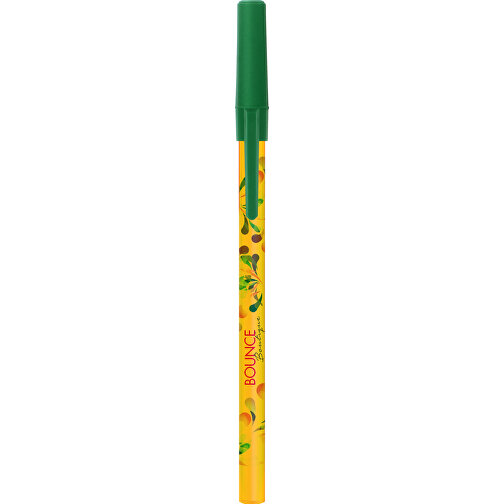BIC® Round Stic® Kugelschreiber , BiC, gelb/grün/gelb, Kunststoff, 1,20cm x 15,00cm (Länge x Breite), Bild 6