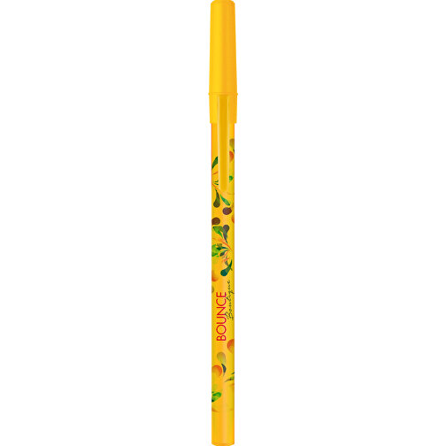 BIC® Round Stic® Kugelschreiber , BiC, gelb, Kunststoff, 1,20cm x 15,00cm (Länge x Breite), Bild 5