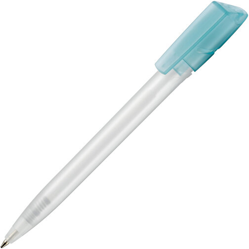 Kugelschreiber TWISTER FROZEN , Ritter-Pen, gletscher-blau/weiß, ABS-Kunststoff, 14,50cm (Länge), Bild 2