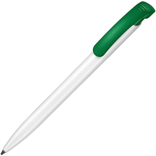 Kugelschreiber CLEAR , Ritter-Pen, minz-grün/weiß, ABS-Kunststoff, 14,80cm (Länge), Bild 2