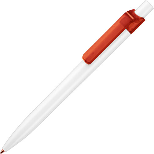 Kugelschreiber Insider ST , Ritter-Pen, kirsch-rot/weiss, ABS-Kunststoff, 14,20cm (Länge), Bild 2