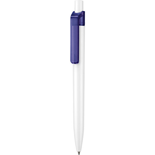 Kugelschreiber Insider ST , Ritter-Pen, ocean-blau/weiss, ABS-Kunststoff, 14,20cm (Länge), Bild 1