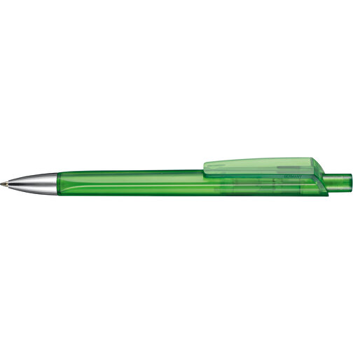 Kugelschreiber TRI-STAR TRANSPARENT , Ritter-Pen, gras-grün, ABS-Kunststoff, 14,00cm (Länge), Bild 3