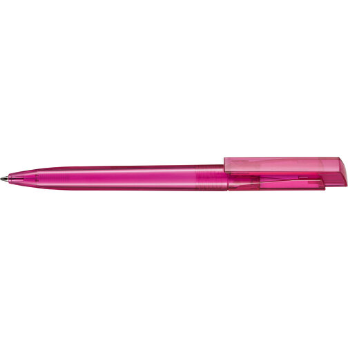 Kugelschreiber FRESH TRANSPARENT , Ritter-Pen, magenta, ABS-Kunststoff, 14,50cm (Länge), Bild 3