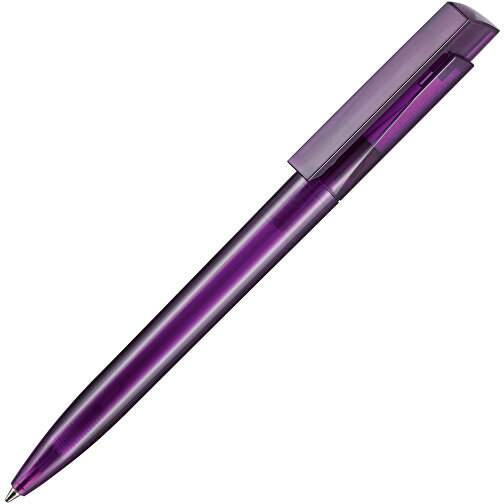 Kugelschreiber FRESH TRANSPARENT , Ritter-Pen, pflaumen-lila, ABS-Kunststoff, 14,50cm (Länge), Bild 2
