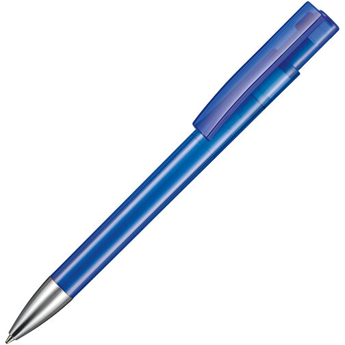 Kugelschreiber STRATOS TRANSPARENT , Ritter-Pen, royal-blau, ABS-Kunststoff, 14,50cm (Länge), Bild 2