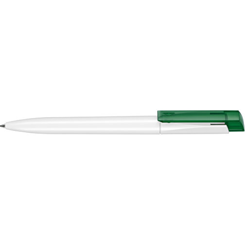 Kugelschreiber Fresh ST , Ritter-Pen, limonen-grün/weiß, ABS-Kunststoff, 14,50cm (Länge), Bild 3
