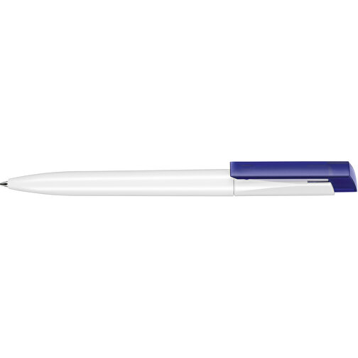 Kugelschreiber Fresh ST , Ritter-Pen, ocean-blau/weiß, ABS-Kunststoff, 14,50cm (Länge), Bild 3