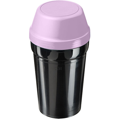 Shaker 'Multi' 0,3 L , schwarz/flieder, Kunststoff, 15,60cm (Höhe), Bild 1