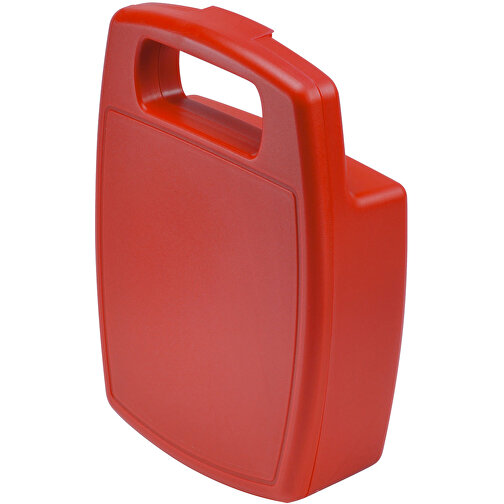 Vorratsdose 'Carry' , standard-rot, Kunststoff, 18,50cm x 5,30cm x 13,50cm (Länge x Höhe x Breite), Bild 1