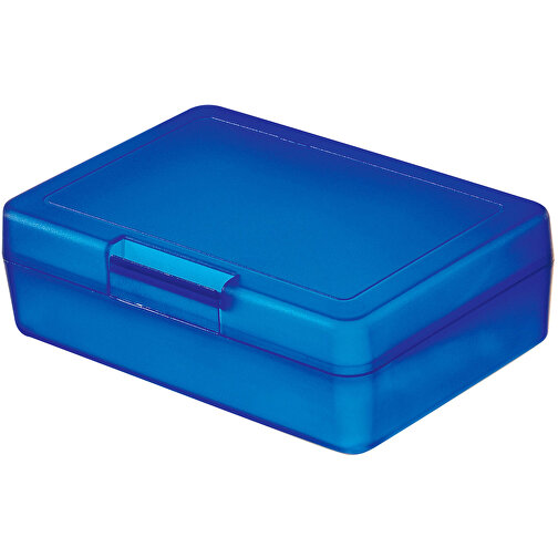 Vorratsdose 'Lunch-Box' , trend-blau PP, Kunststoff, 16,20cm x 5,00cm x 11,30cm (Länge x Höhe x Breite), Bild 1
