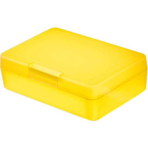 Vorratsdose 'Lunch-Box' , trend-gelb PP, Kunststoff, 16,20cm x 5,00cm x 11,30cm (Länge x Höhe x Breite), Bild 1