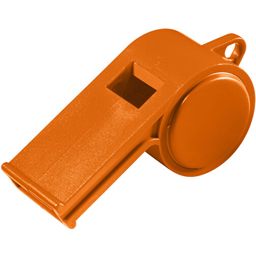 Trillerpfeife 'Sport', Ohne Kordel, Uni-colour , standard-orange, Kunststoff, 5,70cm x 2,50cm x 2,00cm (Länge x Höhe x Breite), Bild 1