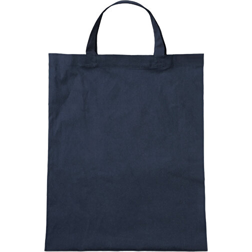 Baumwolltasche Classic , dunkelblau, 100 % Baumwolle, 42,00cm x 38,00cm (Länge x Breite), Bild 1