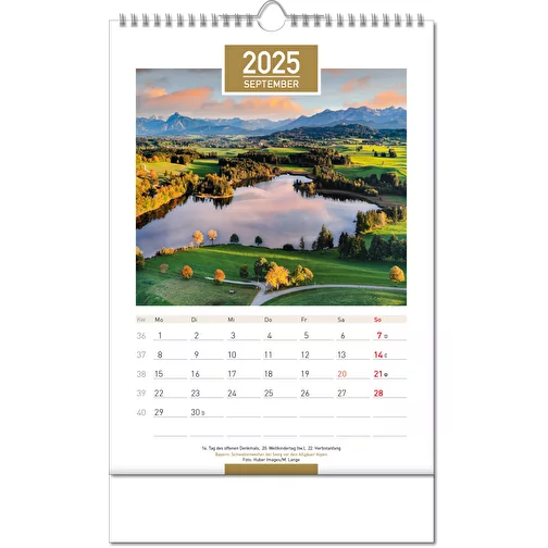 Calendrier 'Allemagne' au format 24 x 38,5 cm, avec reliure Wire-O, Image 10