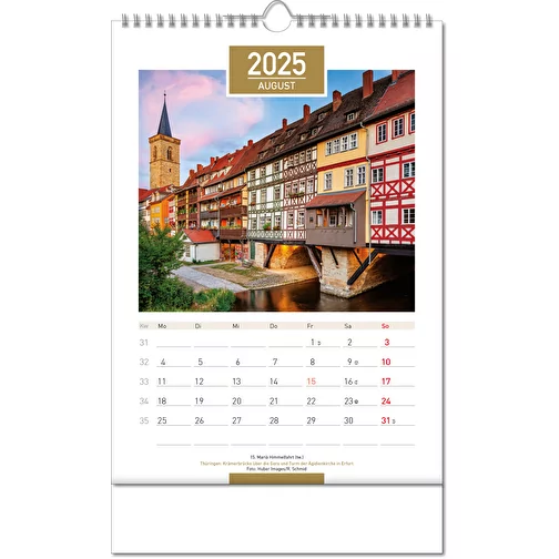 Calendrier 'Allemagne' au format 24 x 38,5 cm, avec reliure Wire-O, Image 9