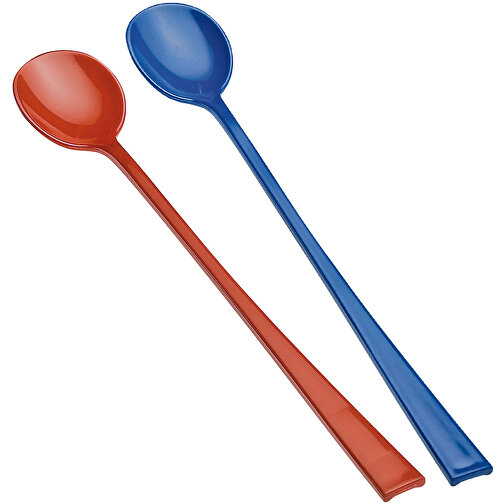Löffel 'Langstiel' , standard-blau PP, Kunststoff, 19,00cm x 0,60cm x 2,90cm (Länge x Höhe x Breite), Bild 2