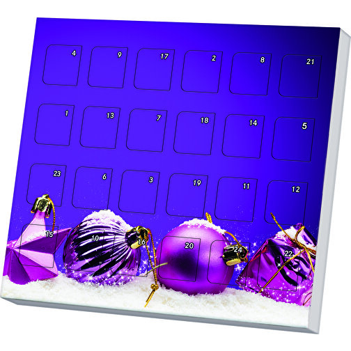 XS adventskalender med Brandt Crispy Balls Milk Chocolate, Bild 1