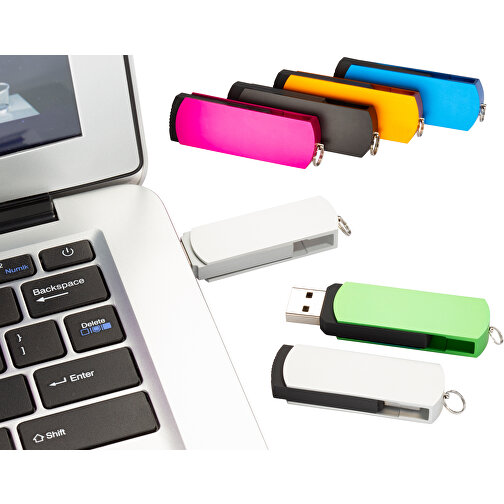 USB-Stick COVER 3.0 8GB , Promo Effects MB , gold MB , 8 GB , Kunststoff/Aluminium MB , 10 - 45 MB/s MB , 5,40cm x 0,85cm x 1,70cm (Länge x Höhe x Breite), Bild 6
