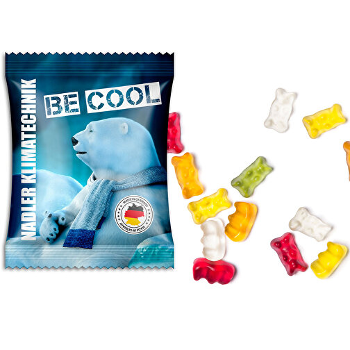Gummibjørner i en reklamepose (10 g), Bilde 2