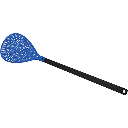 Fliegenklatsche 'Oval' , schwarz, blau, PE+PS, 43,30cm x 0,50cm x 10,20cm (Länge x Höhe x Breite), Bild 1