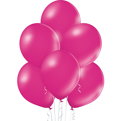 Luftballon 100-110cm Umfang , fuchsie metallic, Naturlatex, 33,00cm x 36,00cm x 33,00cm (Länge x Höhe x Breite), Bild 2