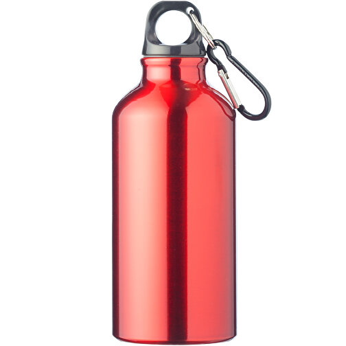 Oregon 400 Ml Aluminium Trinkflasche Mit Karabinerhaken , rot, Aluminium, 17,50cm (Höhe), Bild 5