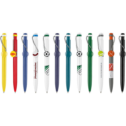 Kugelschreiber PIN PEN , Ritter-Pen, schwarz, ABS-Kunststoff, 14,50cm (Länge), Bild 4