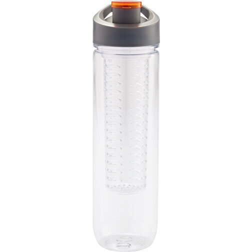 Wasserflasche Mit Aromafach, Orange , orange, Tritan, 27,50cm (Höhe), Bild 2