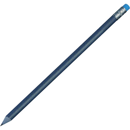 Denim Bleistift - Recycelt , Green&Good, blau, recycelter Jeans-Stoff, 16,00cm x 0,70cm x 0,70cm (Länge x Höhe x Breite), Bild 2