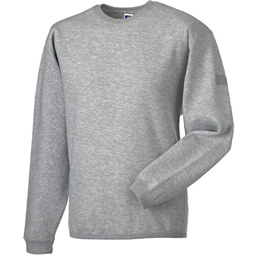 Workwear-Sweatshirt Crew Neck , Russell, oxfordgrau, 80% Baumwolle, 20% Polyester, 2XL, , Bild 1