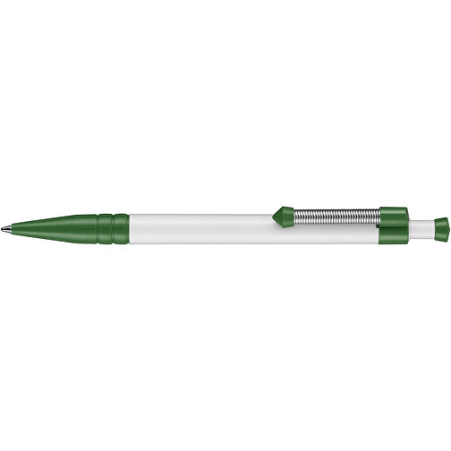 Kugelschreiber SPRING , Ritter-Pen, minz-grün/weiß, ABS-Kunststoff, 14,10cm (Länge), Bild 3