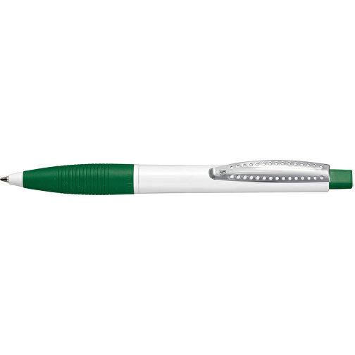 Kugelschreiber CLUB , Ritter-Pen, minz-grün/weiß, ABS-Kunststoff, 14,20cm (Länge), Bild 3